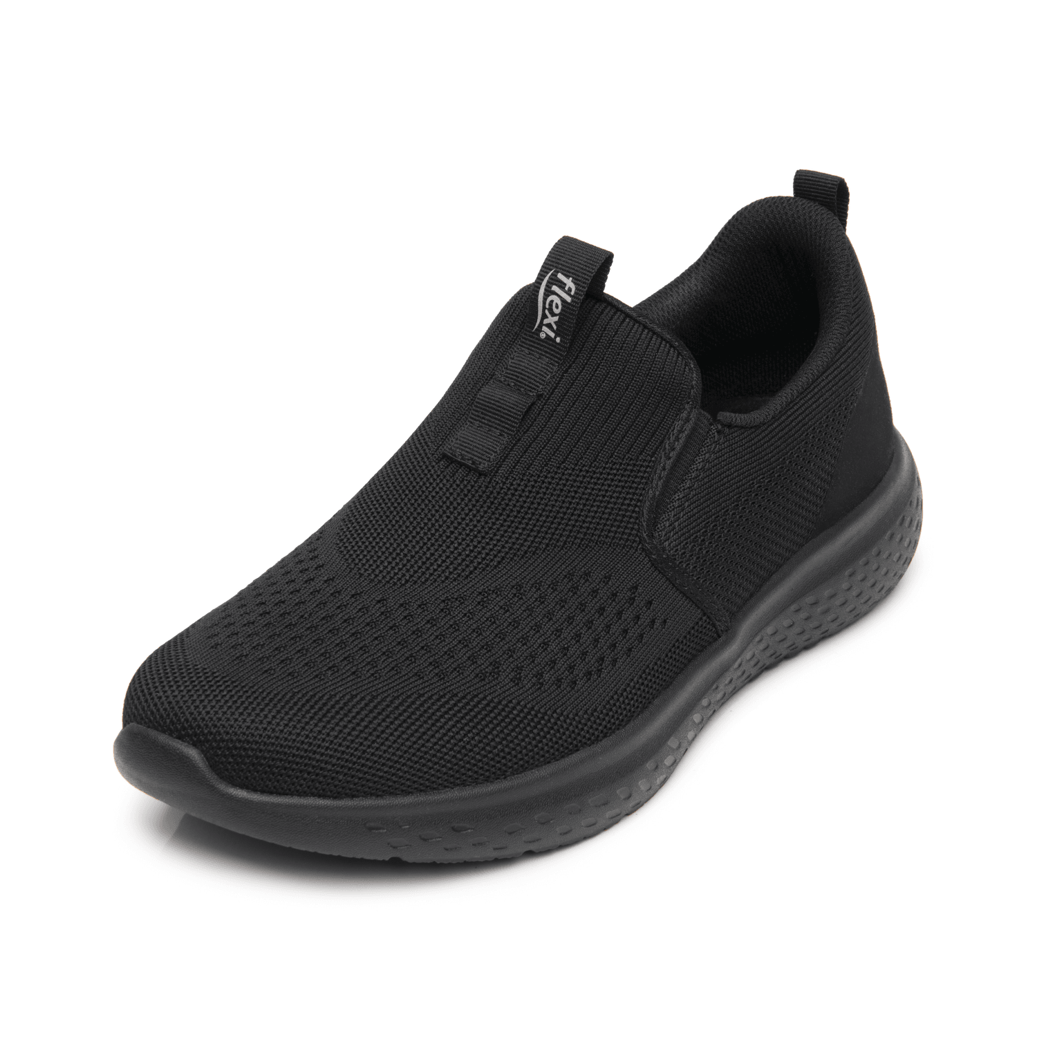 Tenis Flexi Slideon Hombre Deportivo Casual Entrenamiento Cómodo Confort Negro Caballero — imagen 3