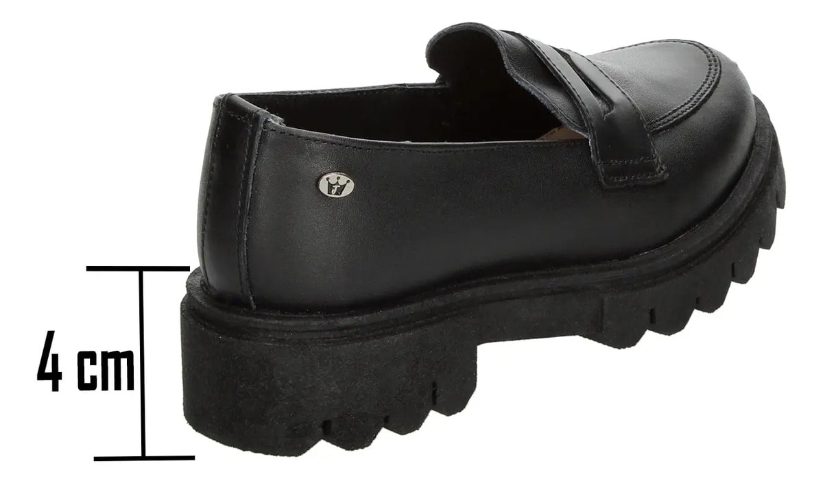 Zapato Jakuna Niña Escolar Plataforma Negro Infantil T22-26 — imagen 12