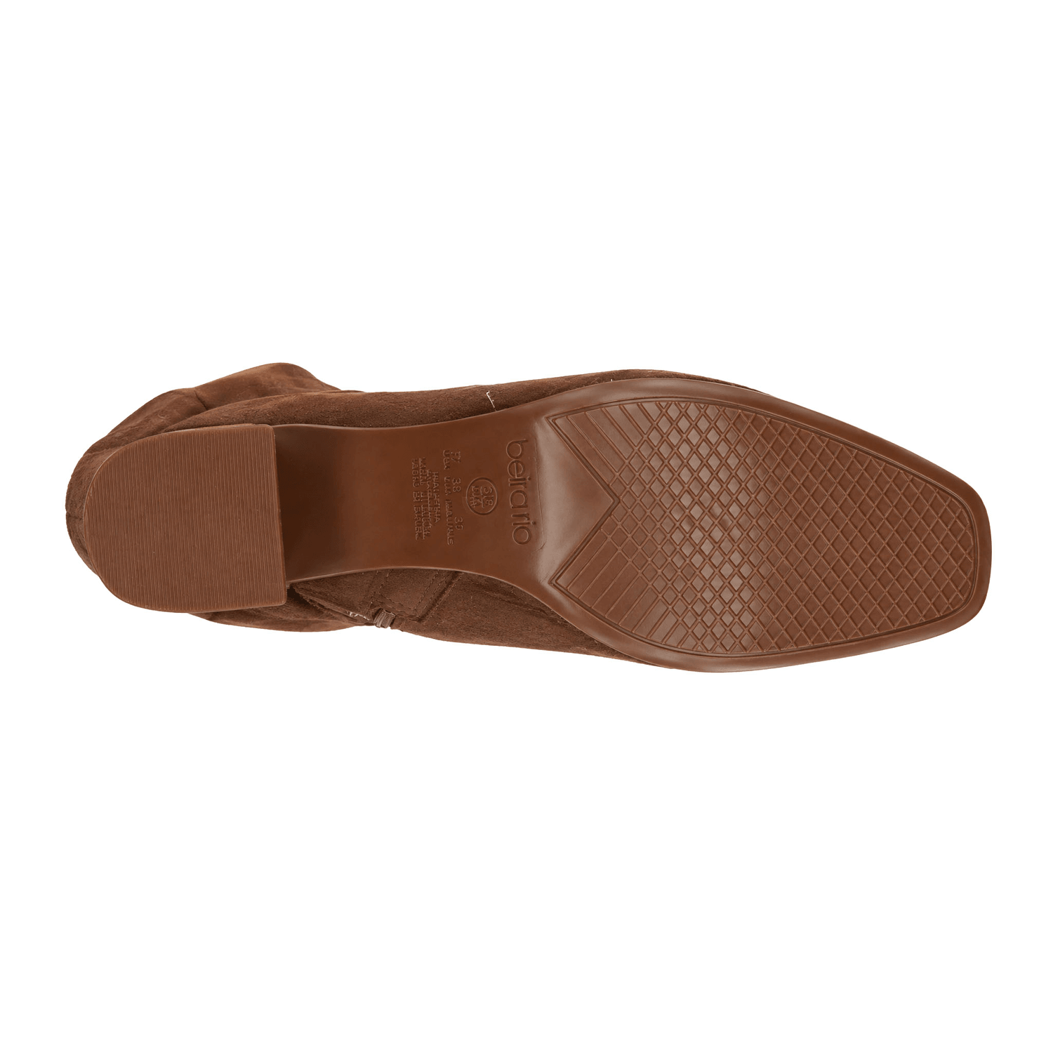 Bota Beira Rio Dama Casual Slouchy Tacón Café Mujer — imagen 9