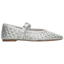 Flats Corina Dama Casual Plateado Mujer