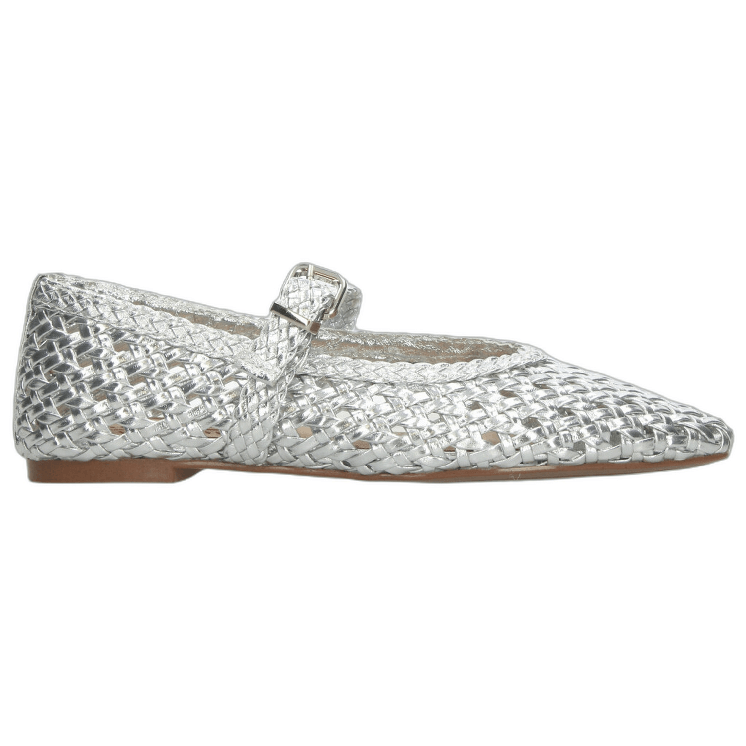 Flats Corina Dama Casual Plateado Mujer — imagen 1