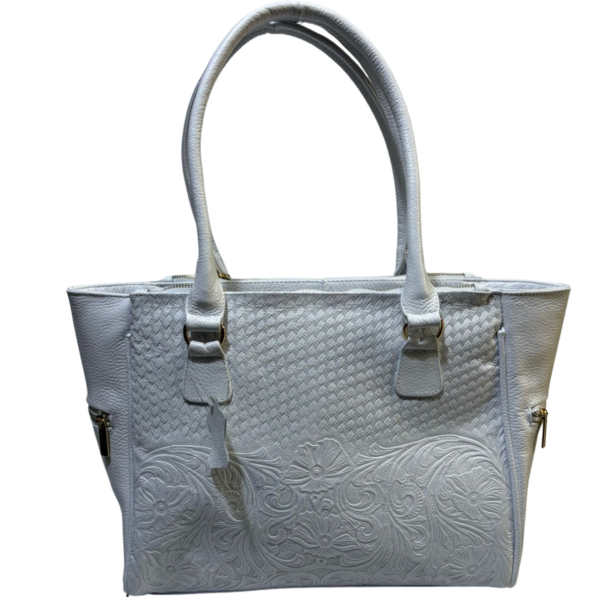 Bolsa Grande Dama Original De Piel Legitima Valentina — imagen 12