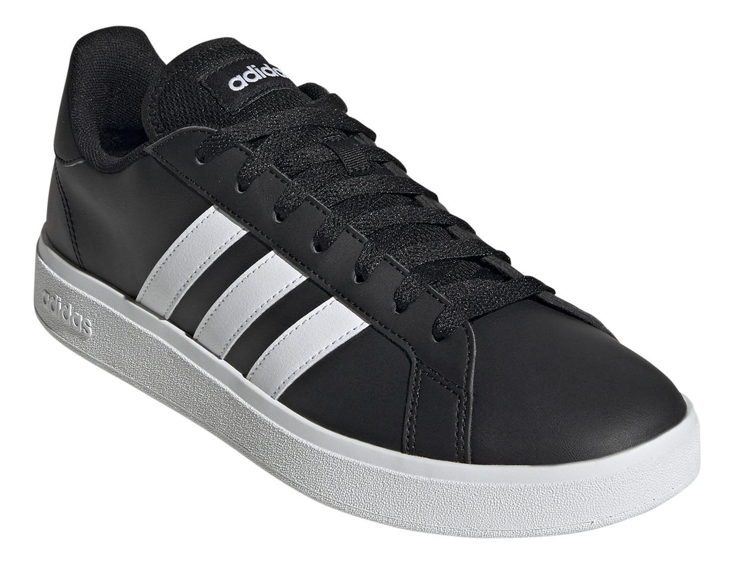 Tenis Grand Court adidas Color Negro Con Blanco Para Hombre — imagen 4