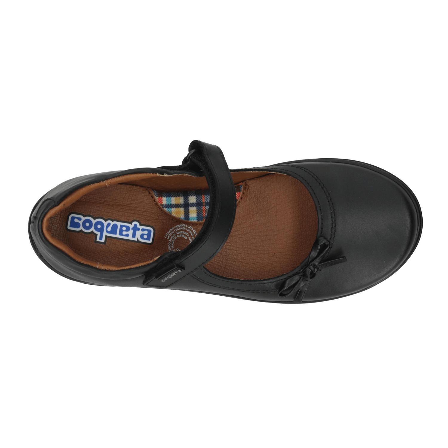 Zapato Coqueta Niña Escolar Negro Infantil T18-22 — imagen 8