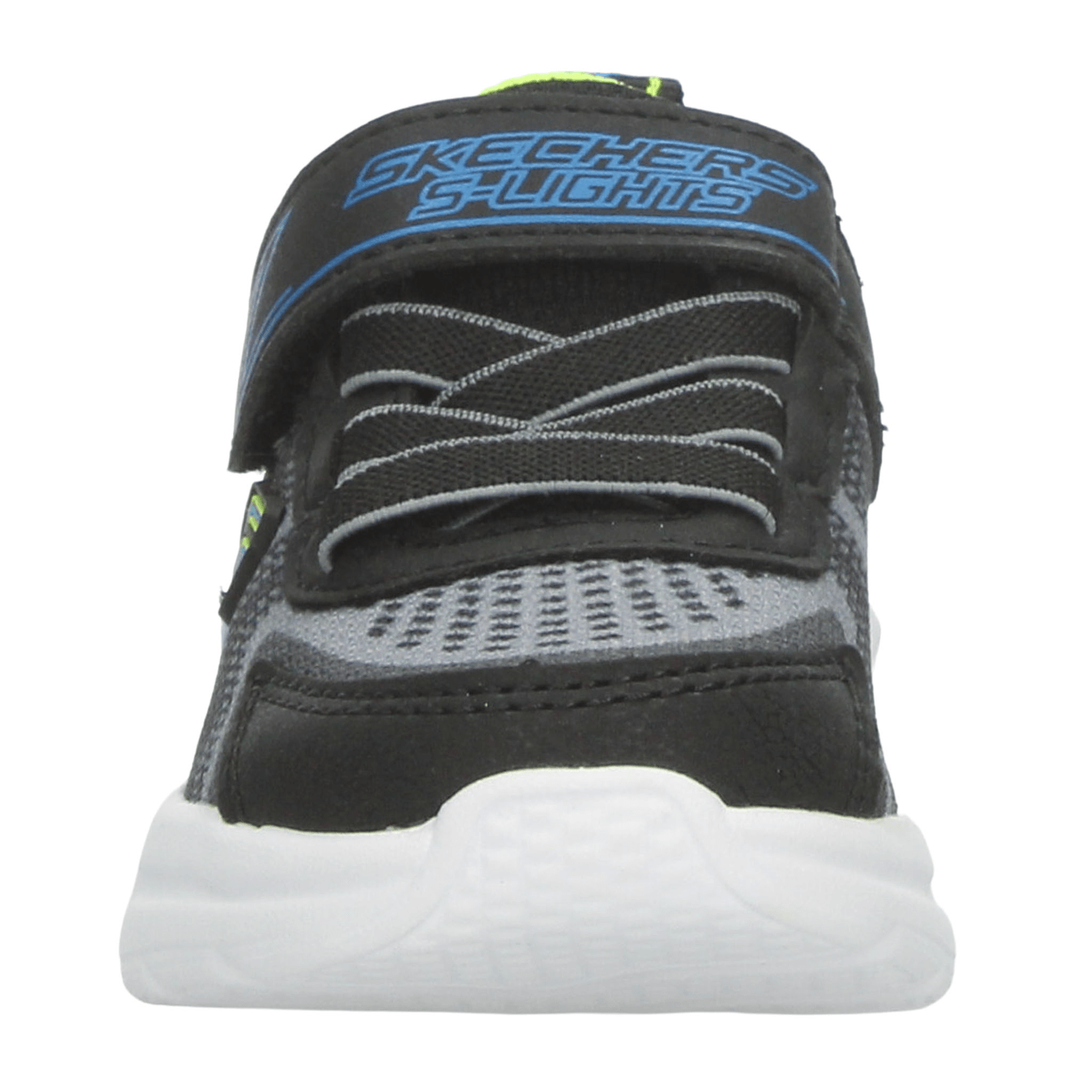 Tenis Skechers S-Lights Niño Negro Deportivo Led Infantil T11-16 — imagen 7