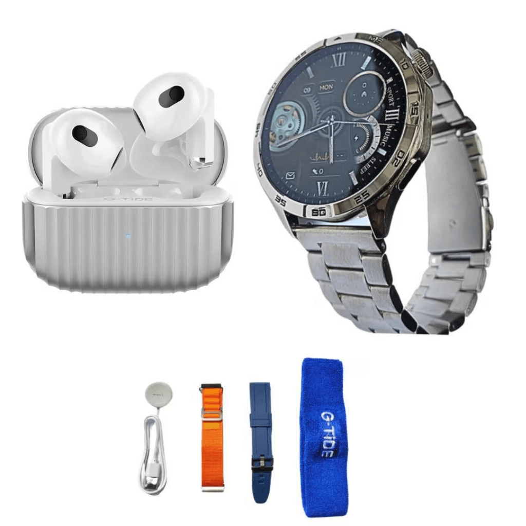 Combo G-Tide Power Smartwatch + G-Tide H21: Control Total y Sonido Premium en un Estilo Sofisticado — imagen 2