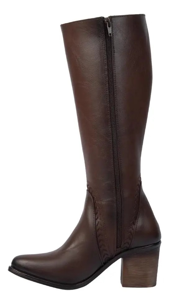 Bota Larga Dama Tierra Bendita Texano Bordado 7.5cm 1180513 — imagen 11