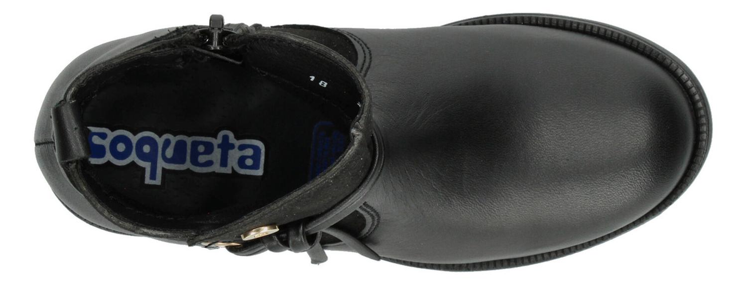 Bota Niña Coqueta Negro Casual Infantil — imagen 8