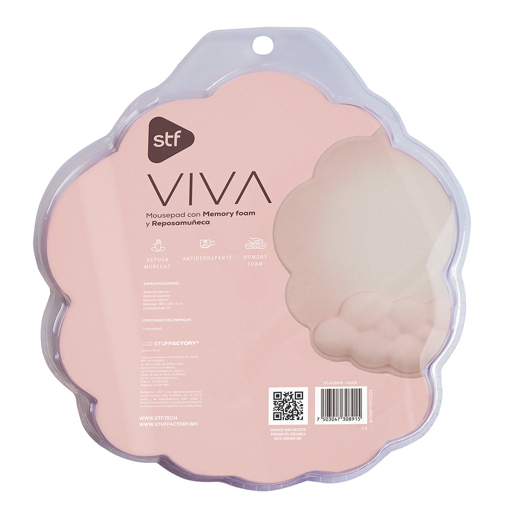 Mousepad Reposamuñecas STF VIVA Antiderrapante rosa — imagen 7