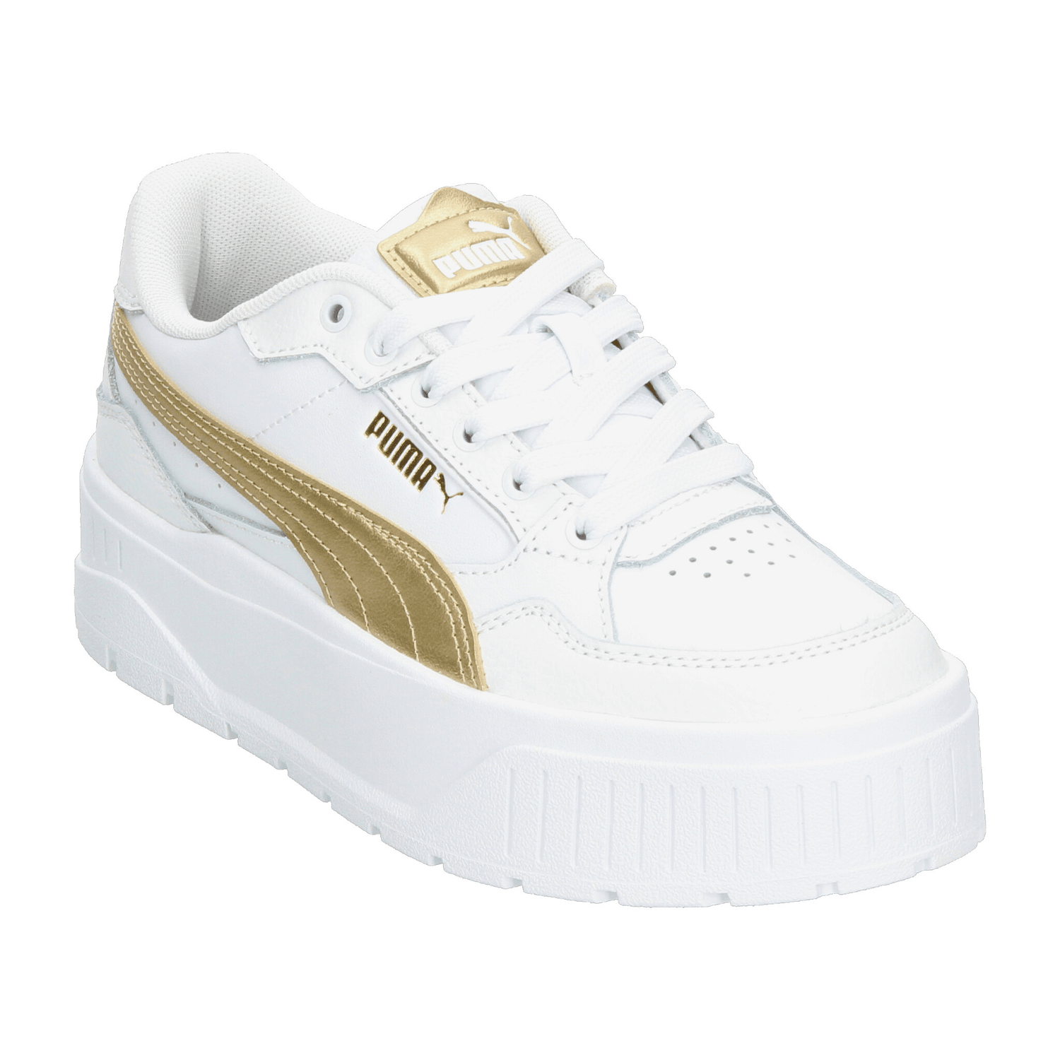 Tenis Puma Karmen II Idol Metallic Dama Casual Blanco Mujer — imagen 4
