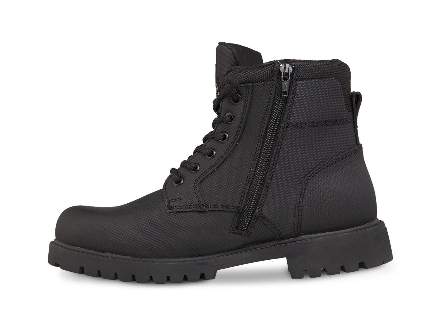 Botín casual Hombre Bota de piel Workland 77607 Negro — imagen 4