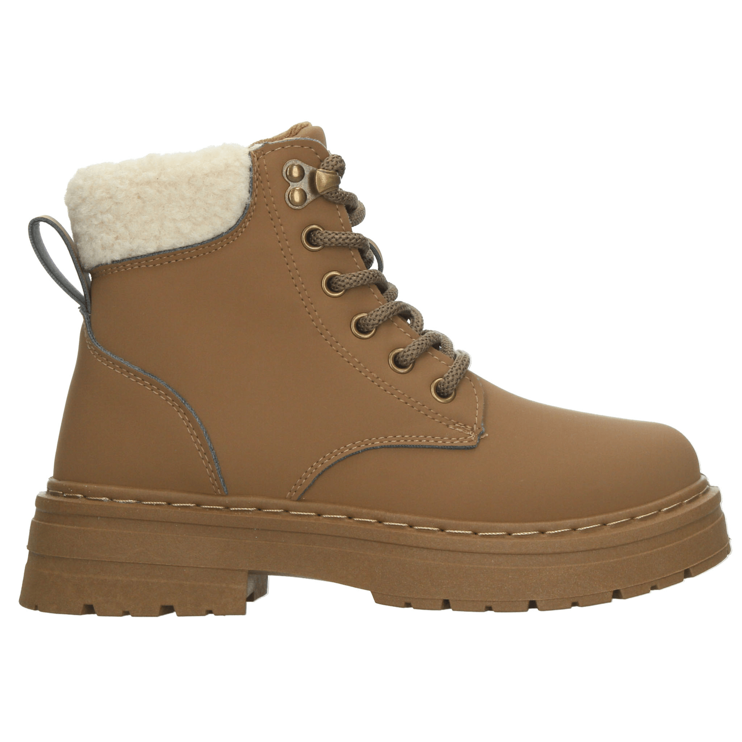 Botín Berlin Hiker Dama Casual Cintas Cómodo Café Mujer — imagen 1