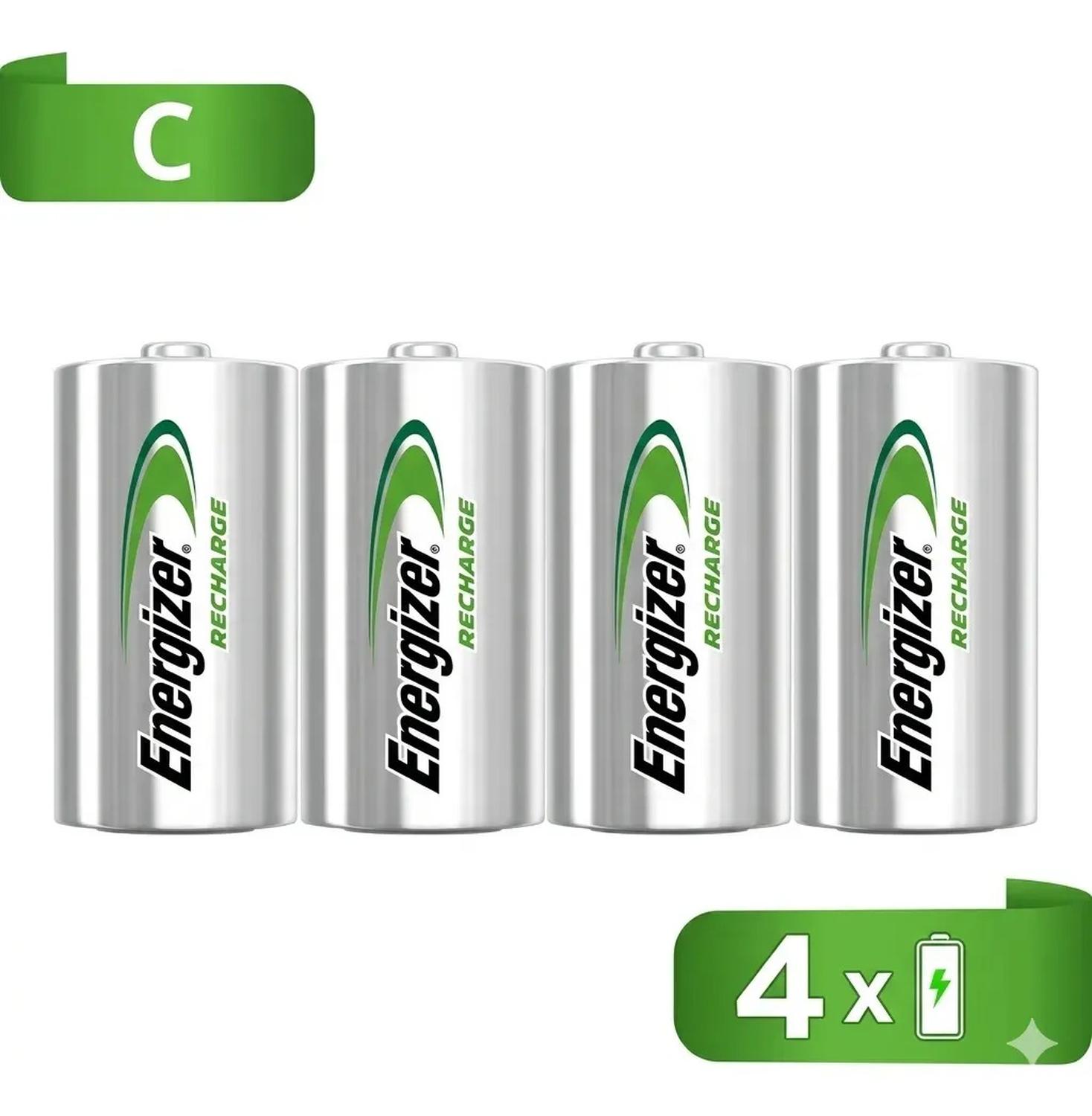 Cargador Universal Energizer con 4 Baterías C Recargables — imagen 2