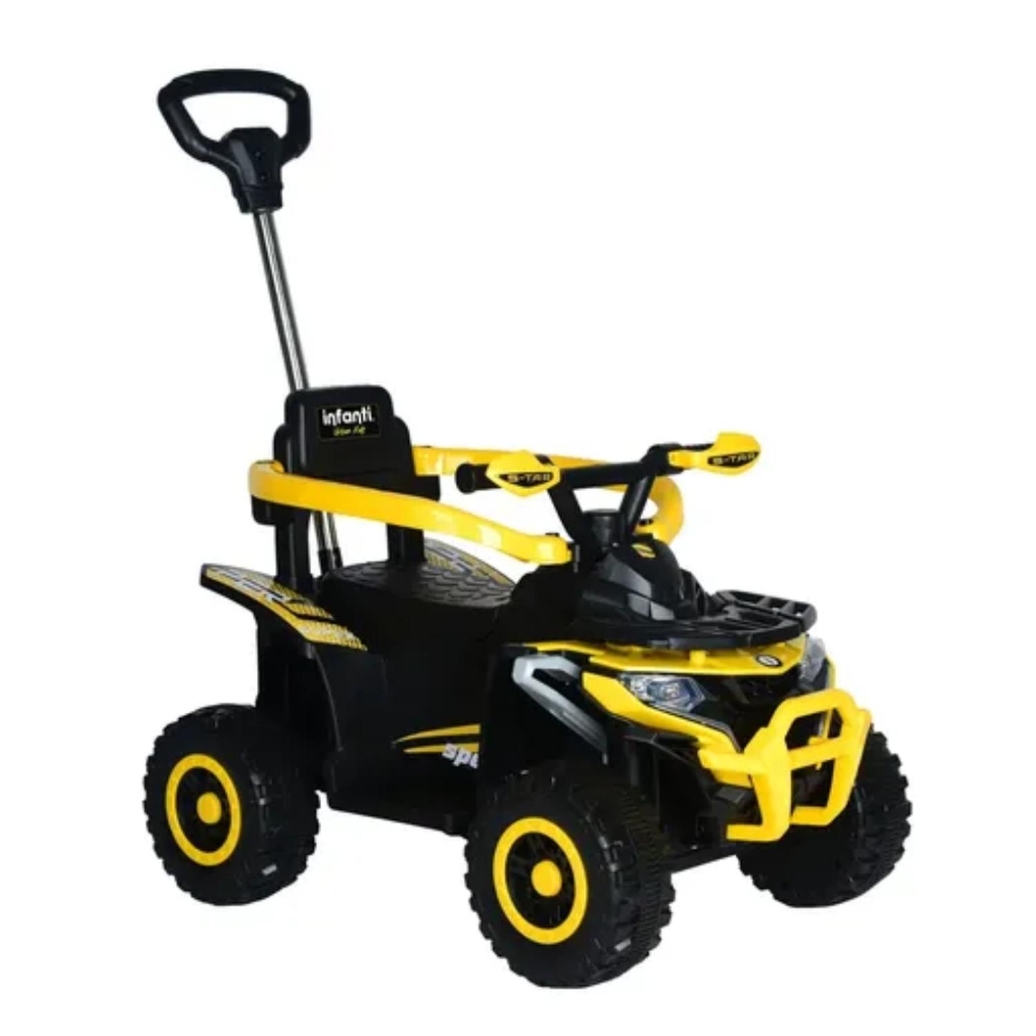 Montable Eléctrico Cuatrimoto Infanti Urban Kids LX Amarillo para Niño — imagen 1