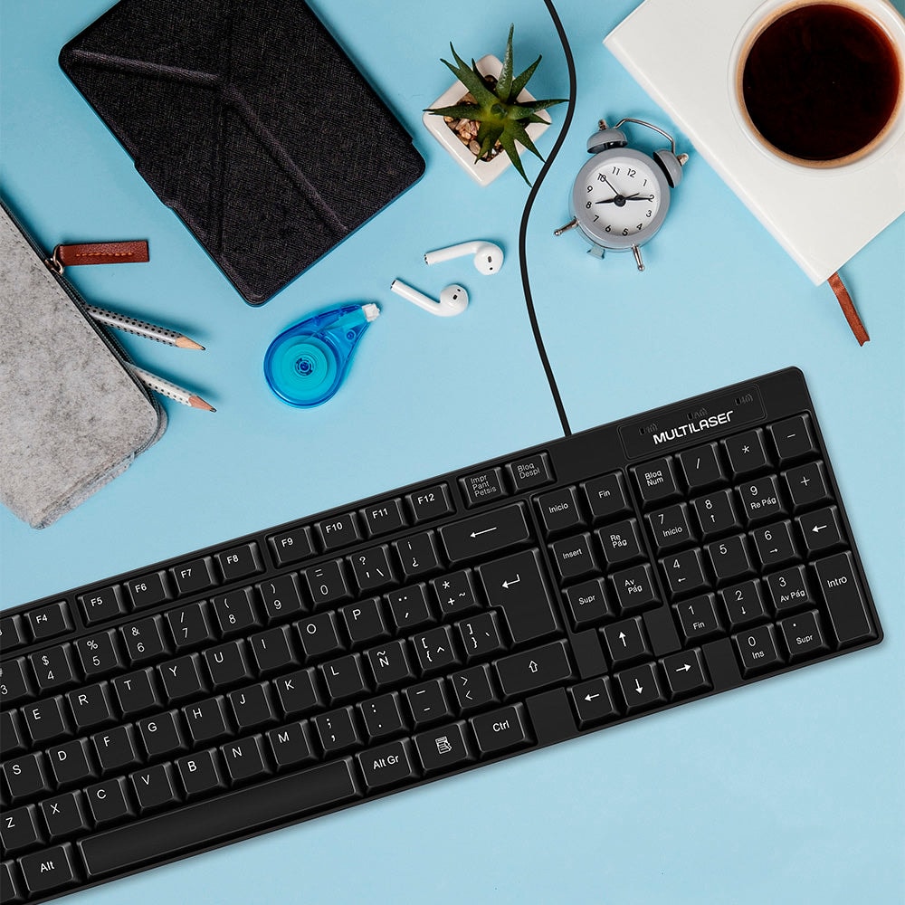 Teclado básico Multi Slim USB — imagen 3