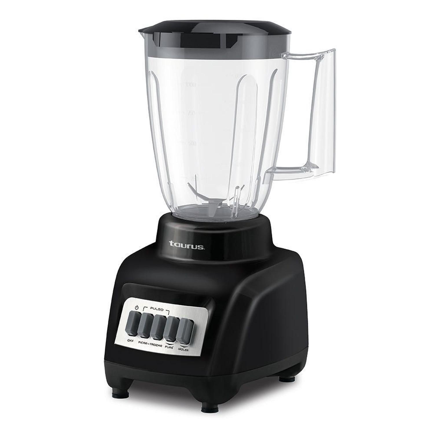 Licuadora Taurus Haley 4 Vel Vaso Plastico Negra — imagen 1