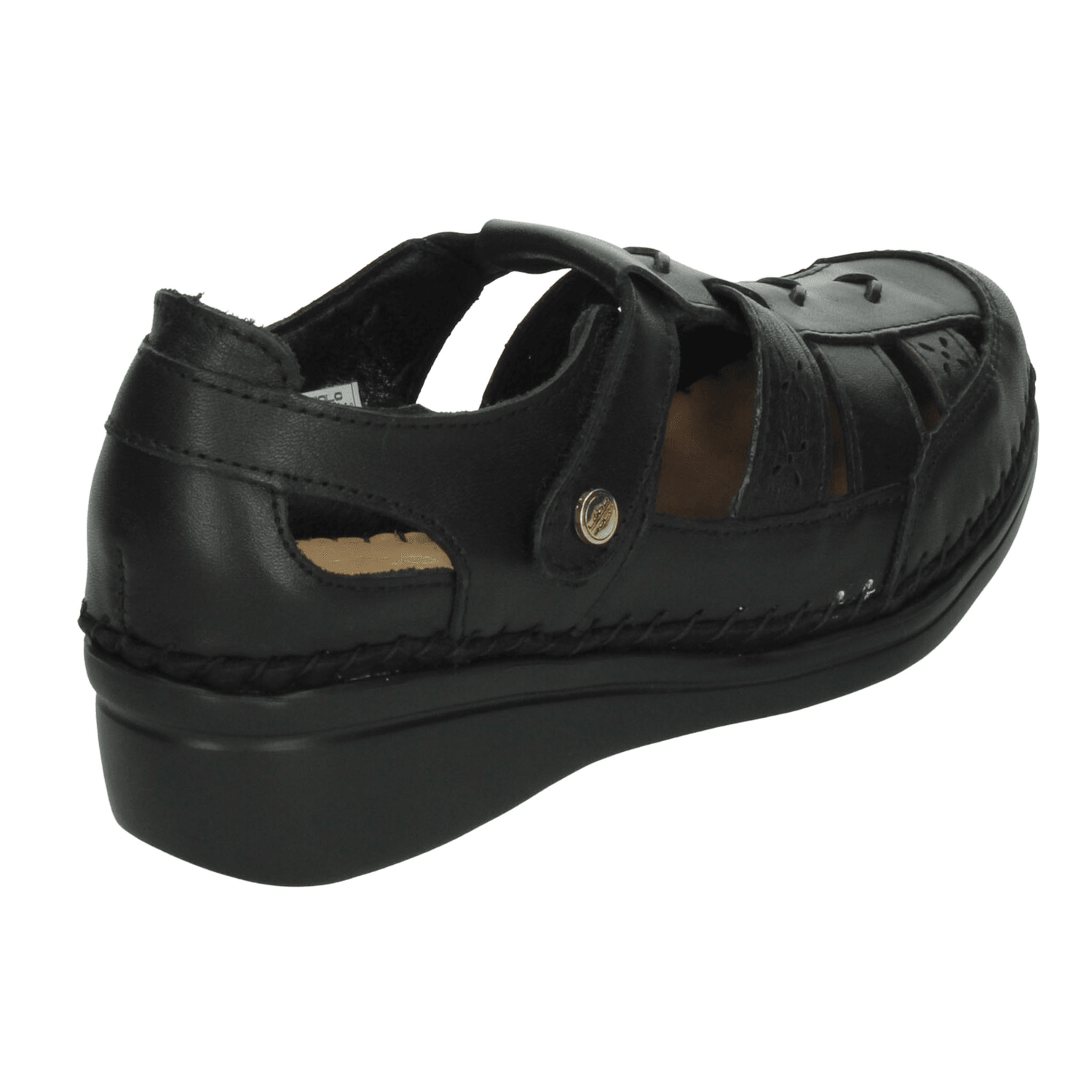 Zapato Lobo Solo Dama Negro Casual Confort Mujer — imagen 4
