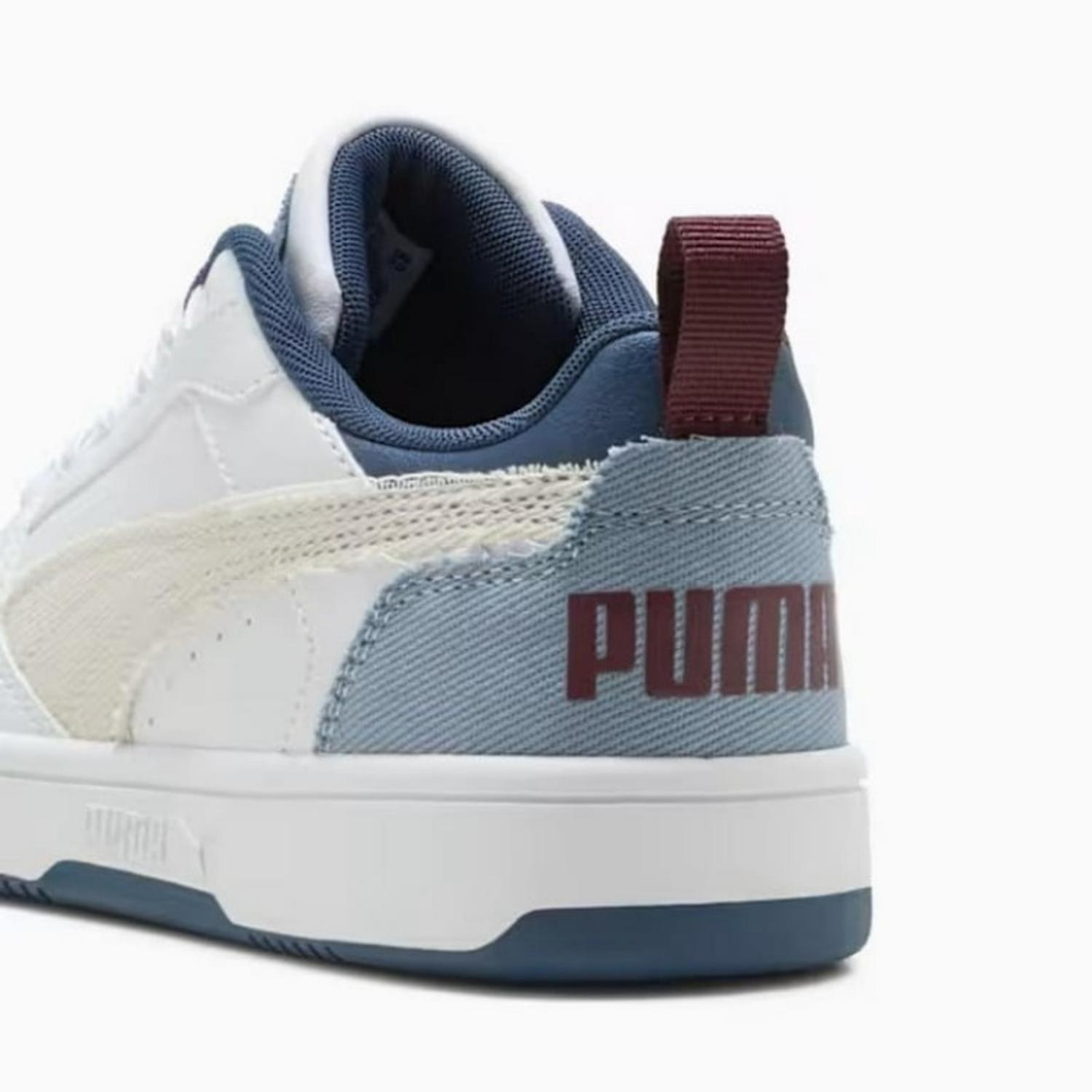 Tenis Puma Rebound V6 Lo MID 90S JR UNISEX 402775-01 — imagen 5