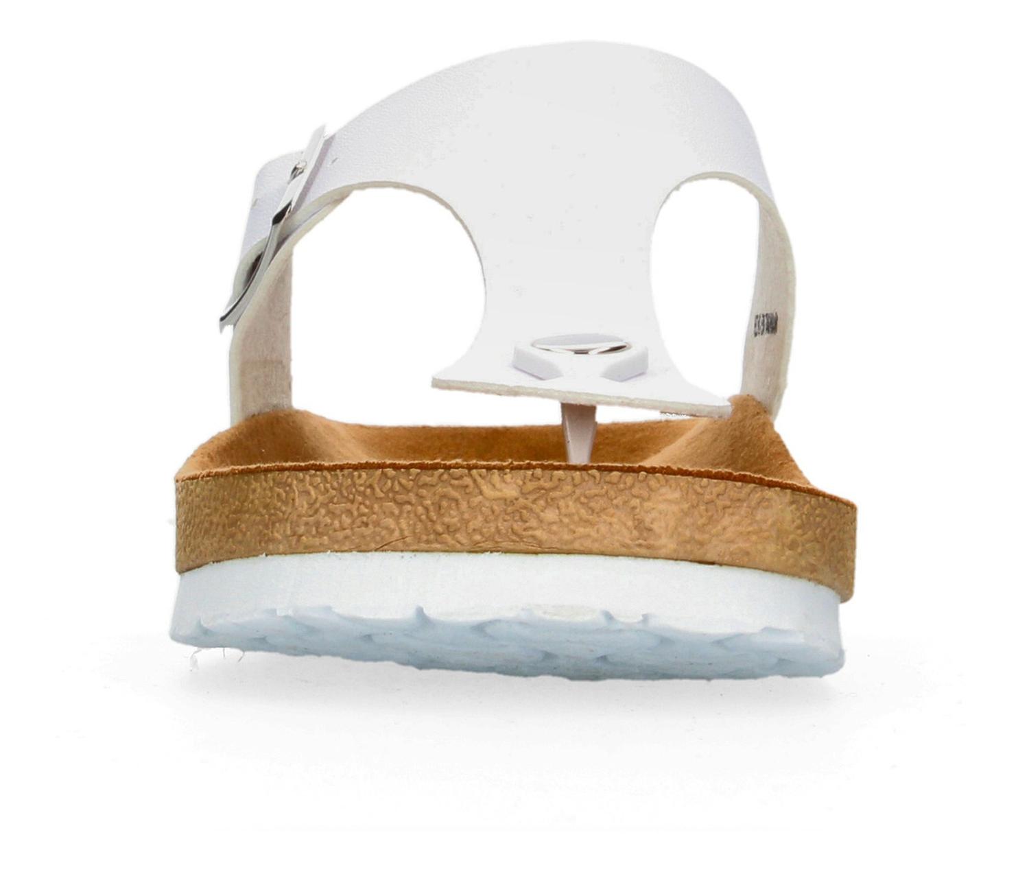 Sandalia Caray Crown Dama Casual Flip Flop Blanco Mujer — imagen 6