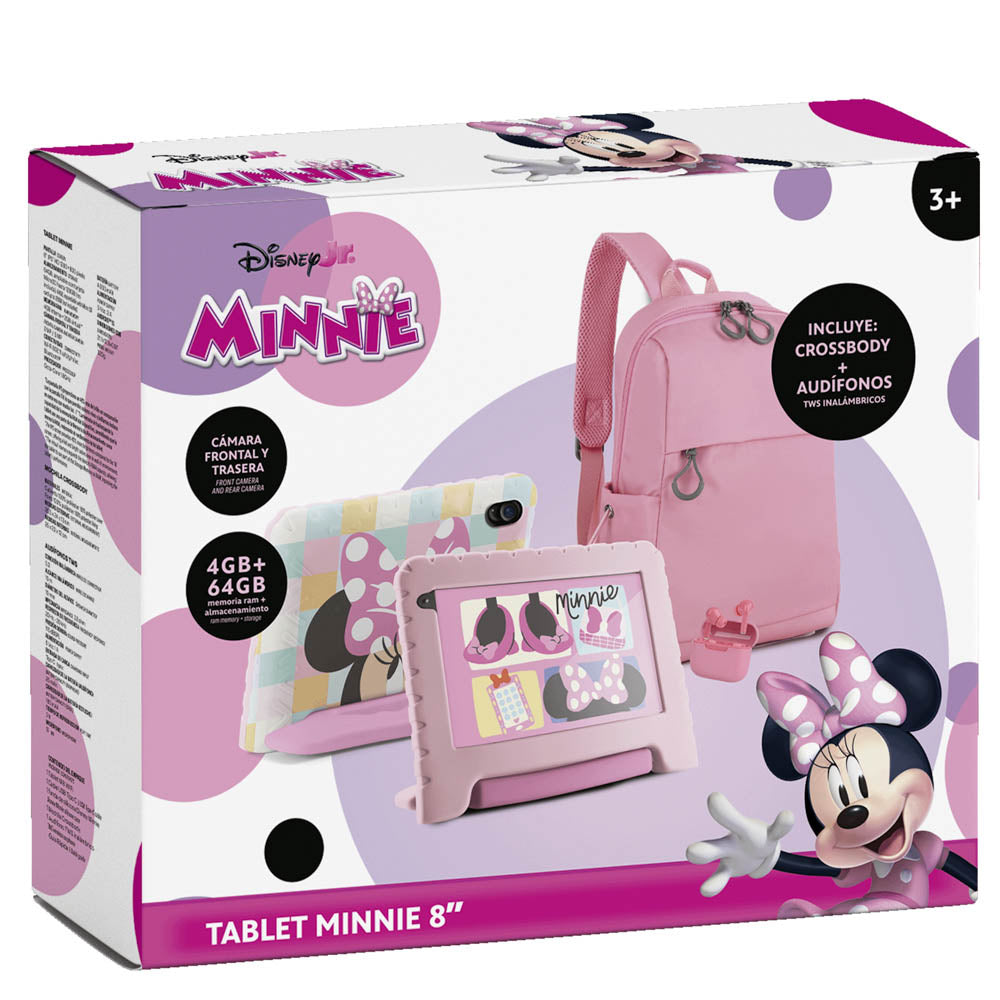 Kit Tablet Minnie 8" pulgadas + Crossbody +Audífonos TWS Multi — imagen 6