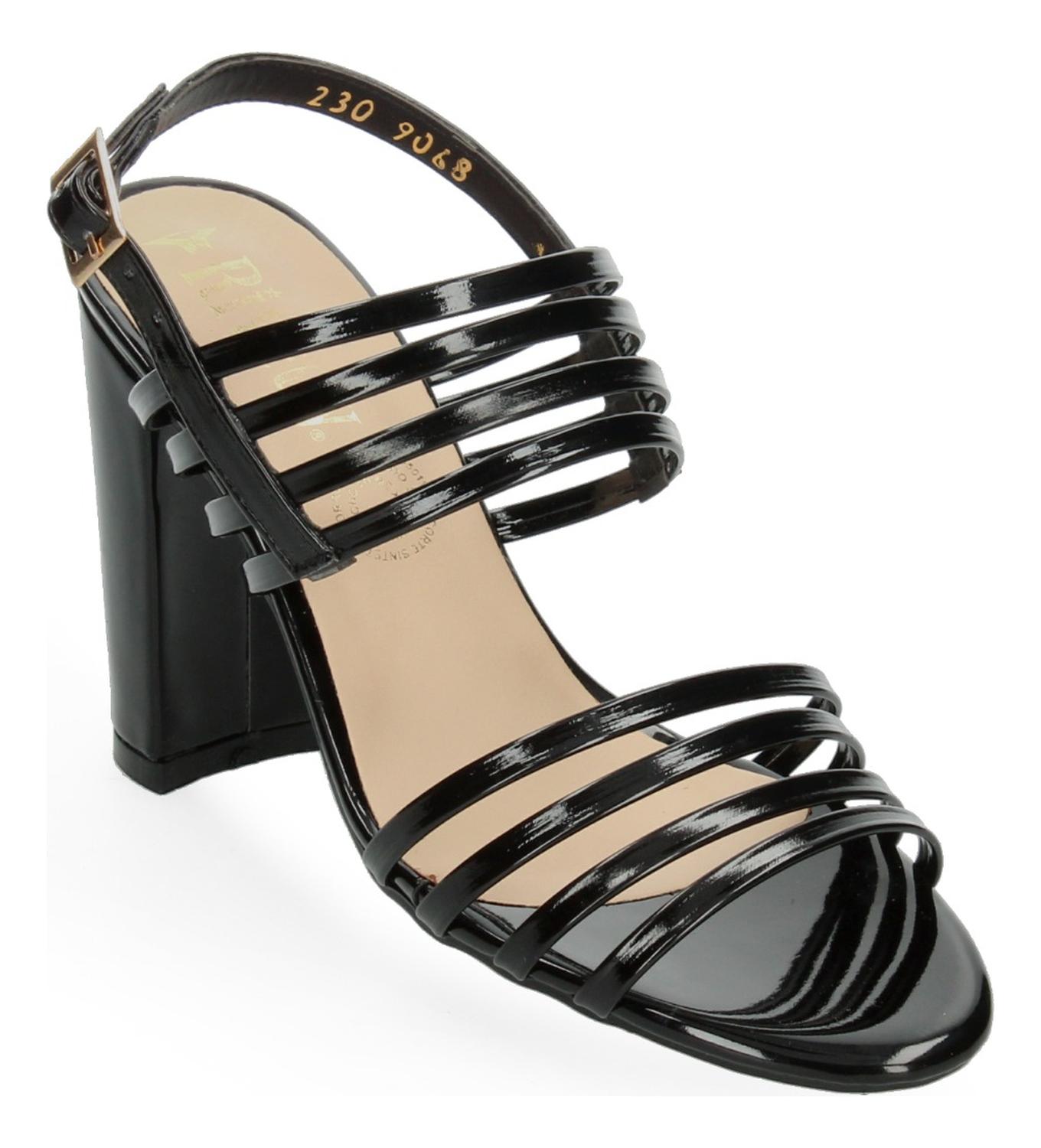 Sandalias Mujer Rivedy Negro Casual Dama — imagen 3