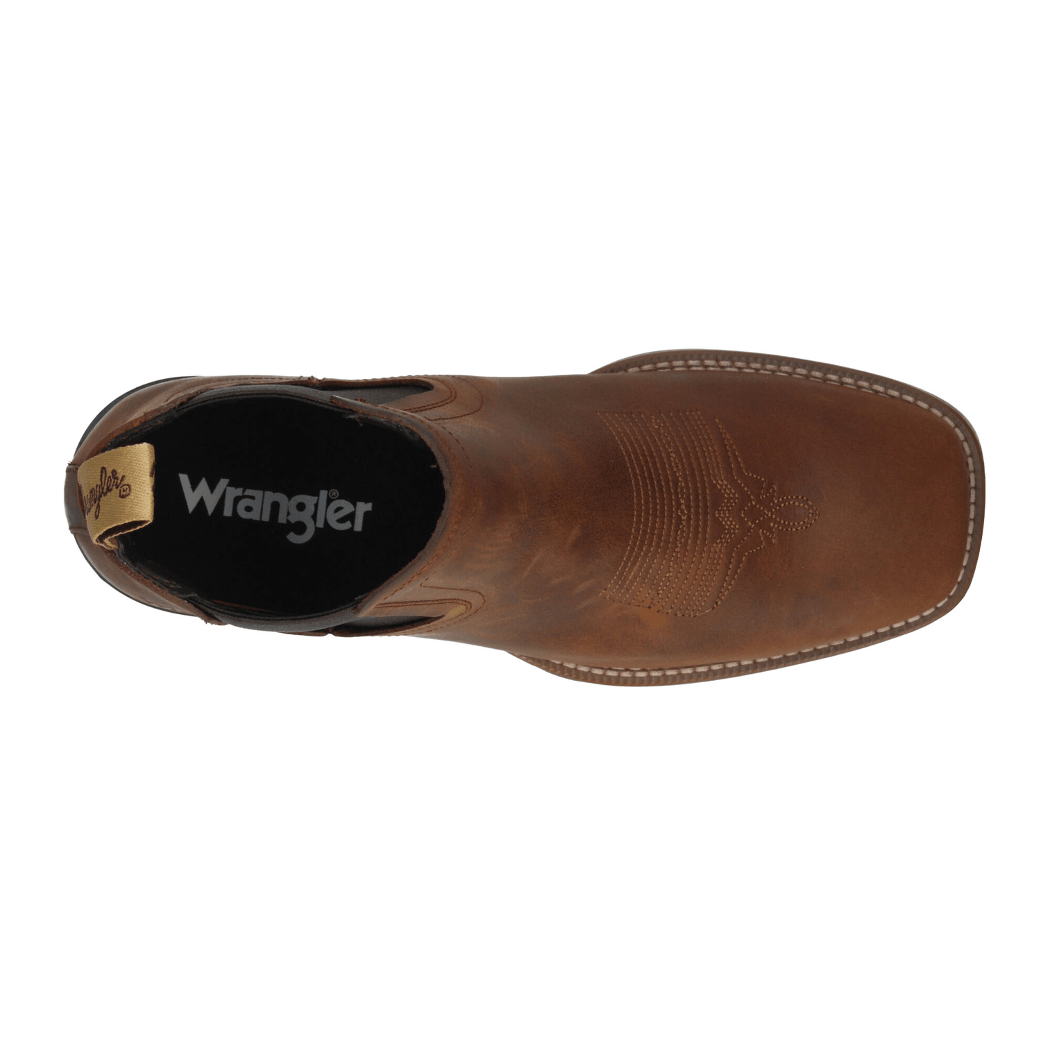 Bota Wrangler Hombre Casual Slip On Cómodo Café Caballero — imagen 8