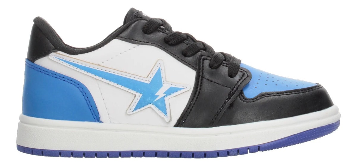Tenis Vavito Niño Casual Diseño Estrella Ligero Cintas Ajustables Azul, Negro Infantil T18-21 — imagen 10