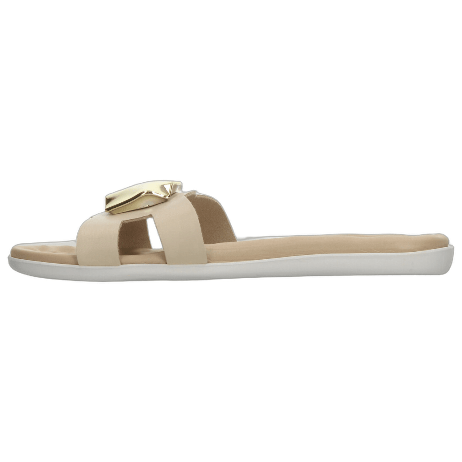 Sandalias Beira Rio Dama Casual Crema Mujer — imagen 5