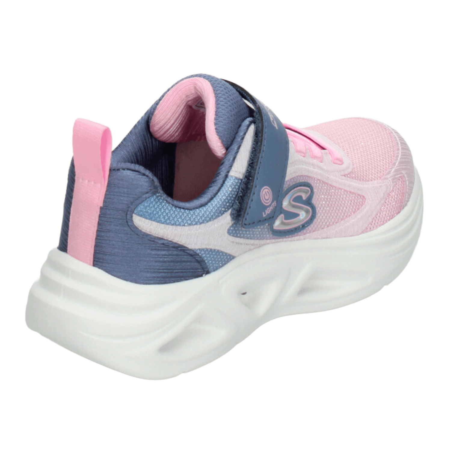 Tenis Skechers Niña Deportivo Led Infantil Rosa T17-22 — imagen 3
