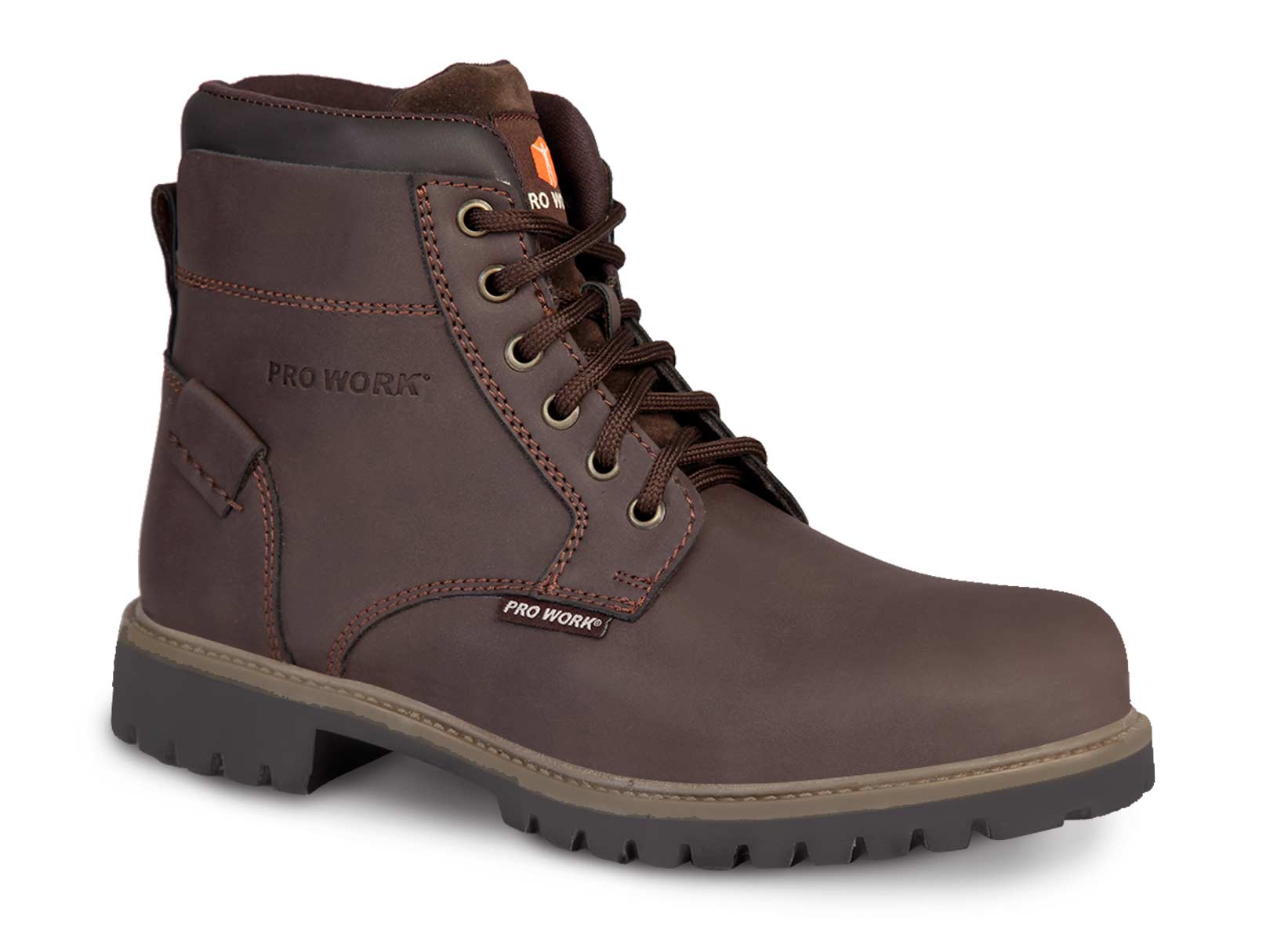 Bota hombre Botin casual caballero PRO WORK 77607 Marron — imagen 9