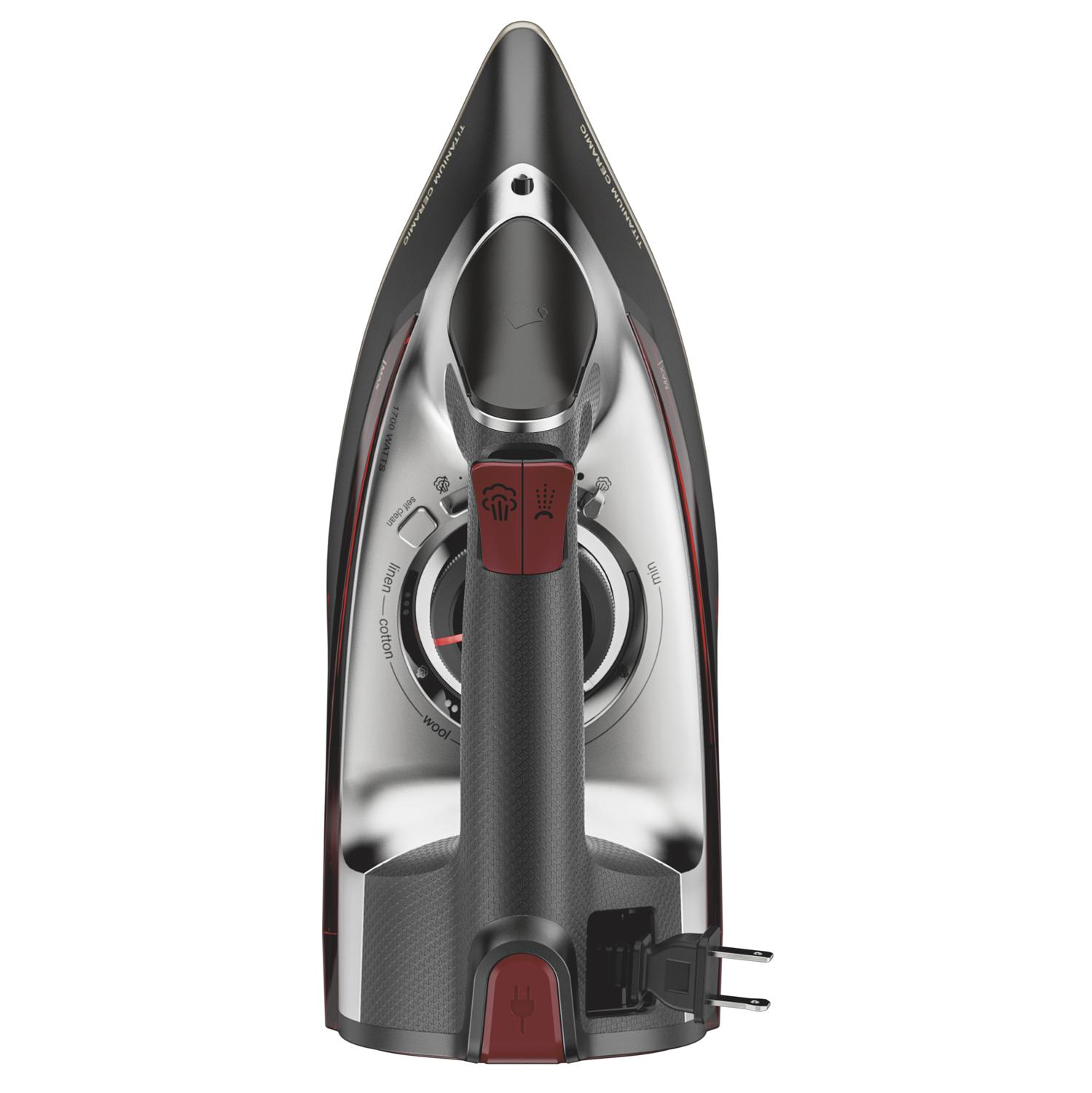 PLANCHA VAPOR HAMILTON BEACH 13119 CERAMICA TITANIO 360° — imagen 4