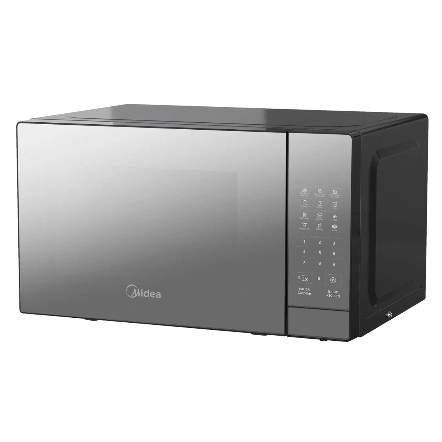 Horno Microondas Midea MMDR07S2MB 0.7 Pies Cúbicos Negro — imagen 2
