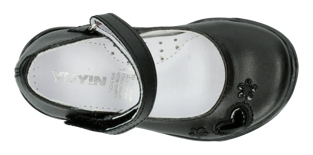 Zapato Yuyin Colegio Niña Escolar Negro Infantil T15-16 — imagen 16