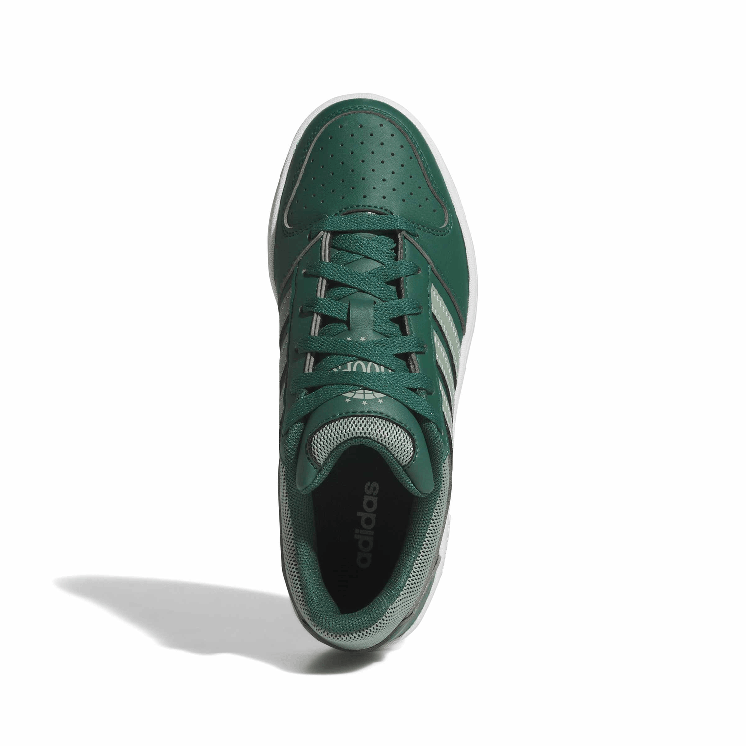 Tenis Adidas Hoops Classic J Niño Casual Verde Infantil T22-26 — imagen 7