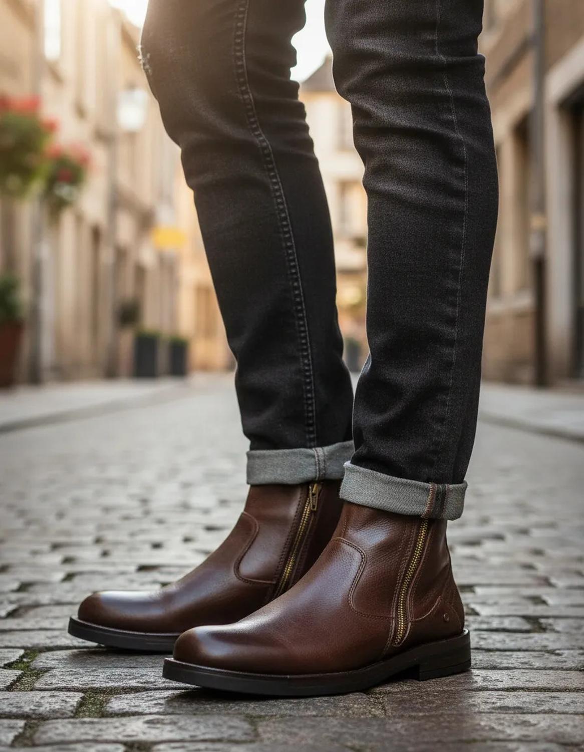 Botin Hombre Choppard Casual Cierre 1005268 Prm — imagen 1