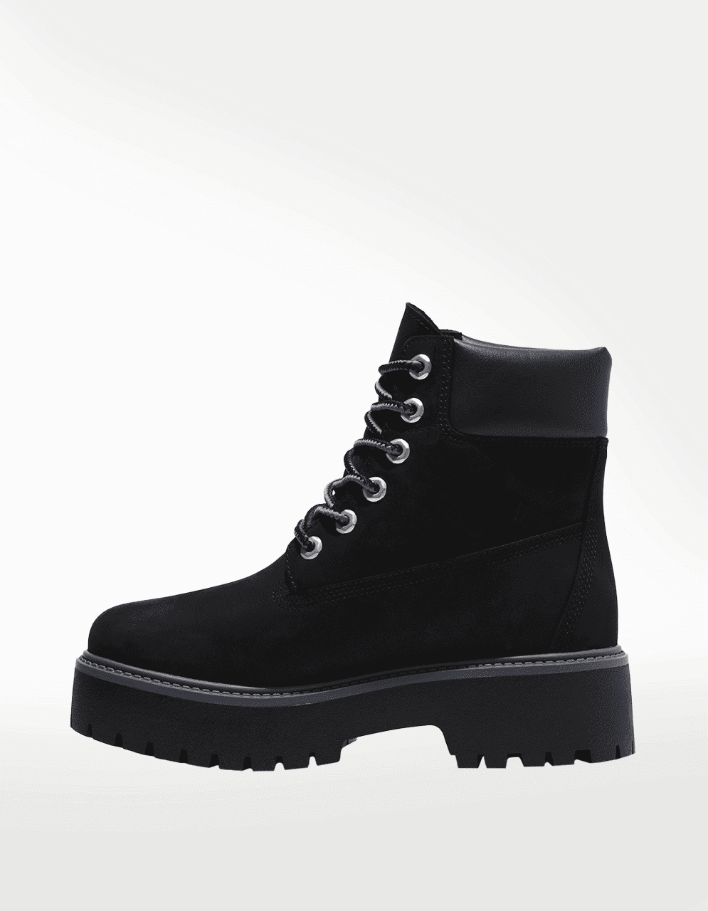Tenis Timberland 6 Inch Lace Up Waterproof Boot Negro - Mujer — imagen 3