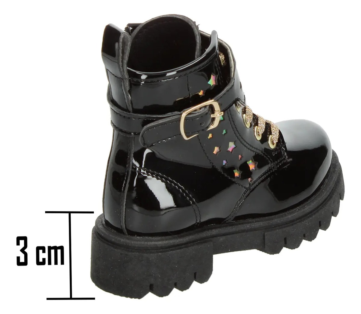 Botín Jakuna Niña Casual Negro Infantil T15-18 — imagen 12
