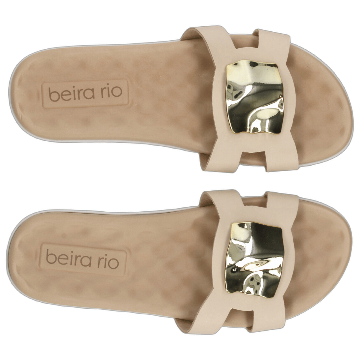 Sandalias Dama Beira Rio Crema Casual Mujer — imagen 11