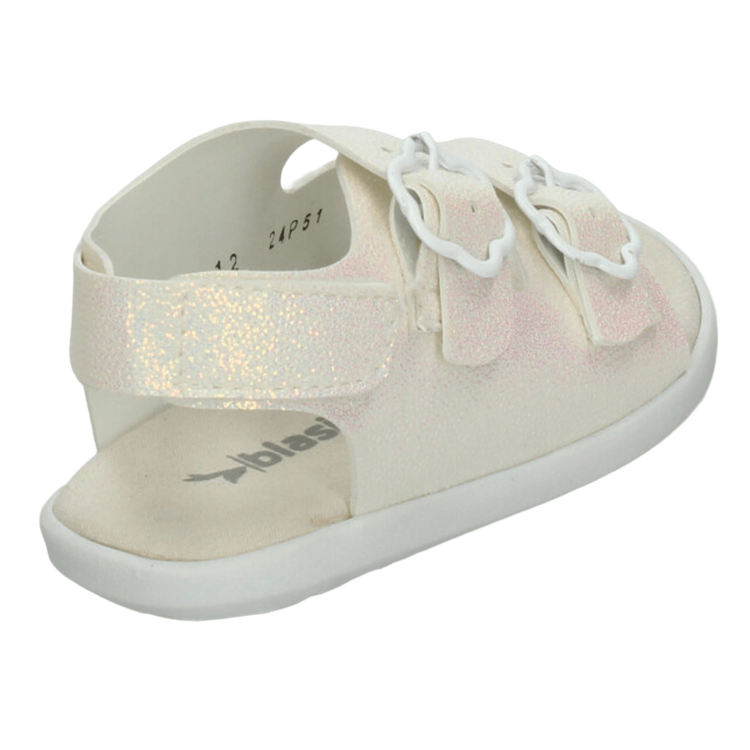 Sandalias Blasito Niña Casual Blanco Infantil T12-15 — imagen 3
