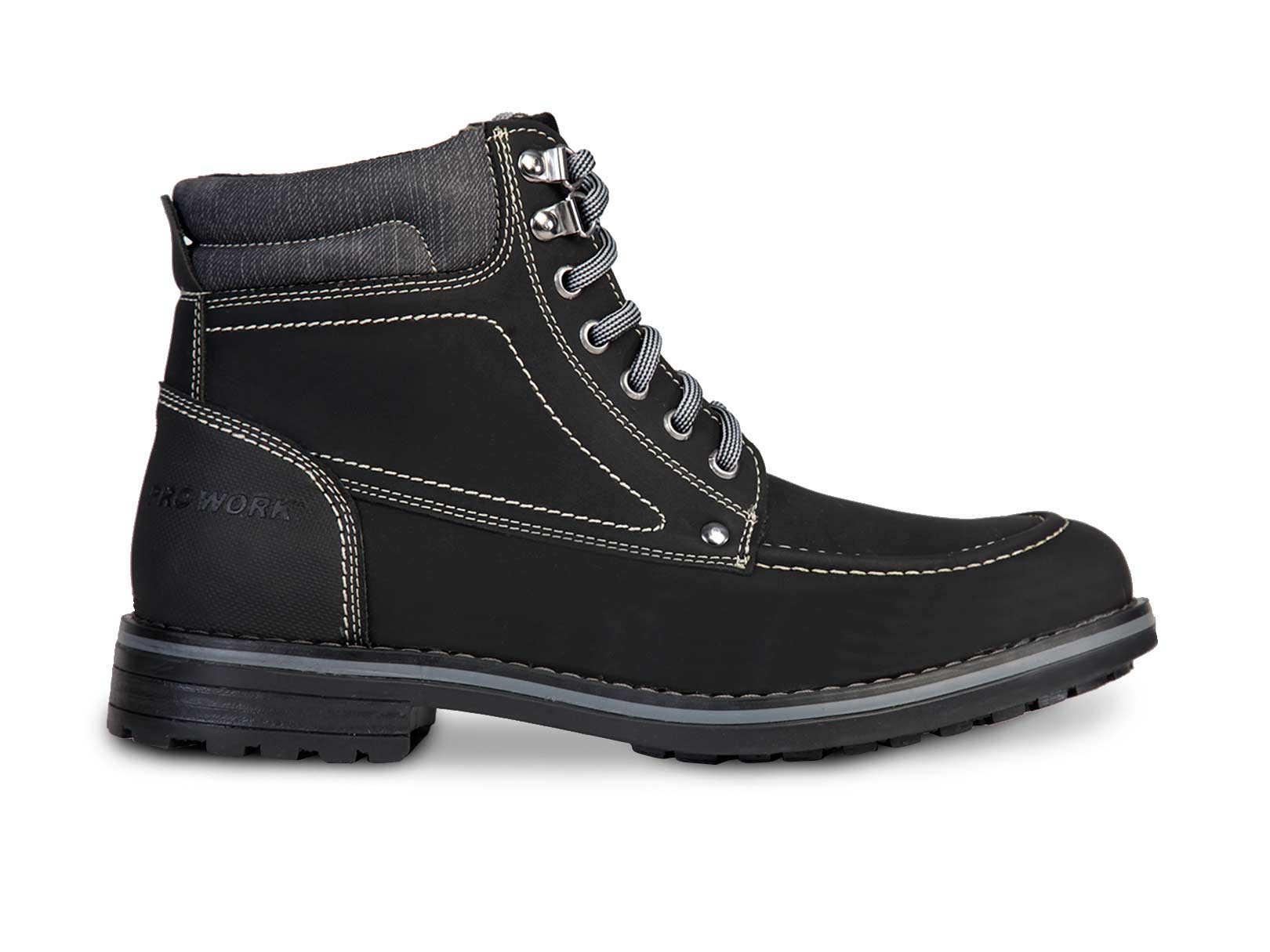 Bota hombre botin biker vaquera casual WORKLAND 89727 Negro — imagen 8