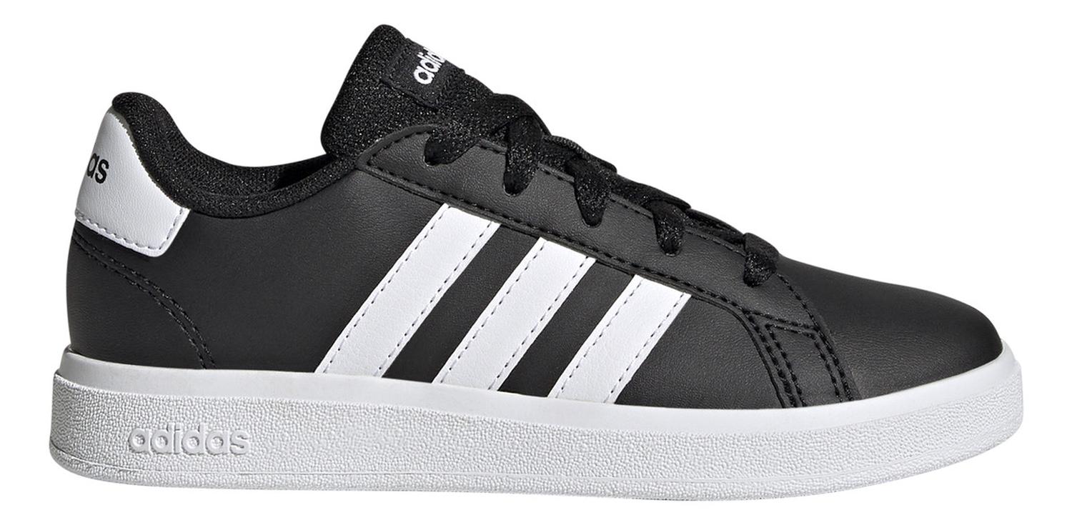 Tenis Hombre Jr. adidas Grand Court Negro Blanco Sneakers Original Ligero Casual Cómodo Juvenil Juni — imagen 2