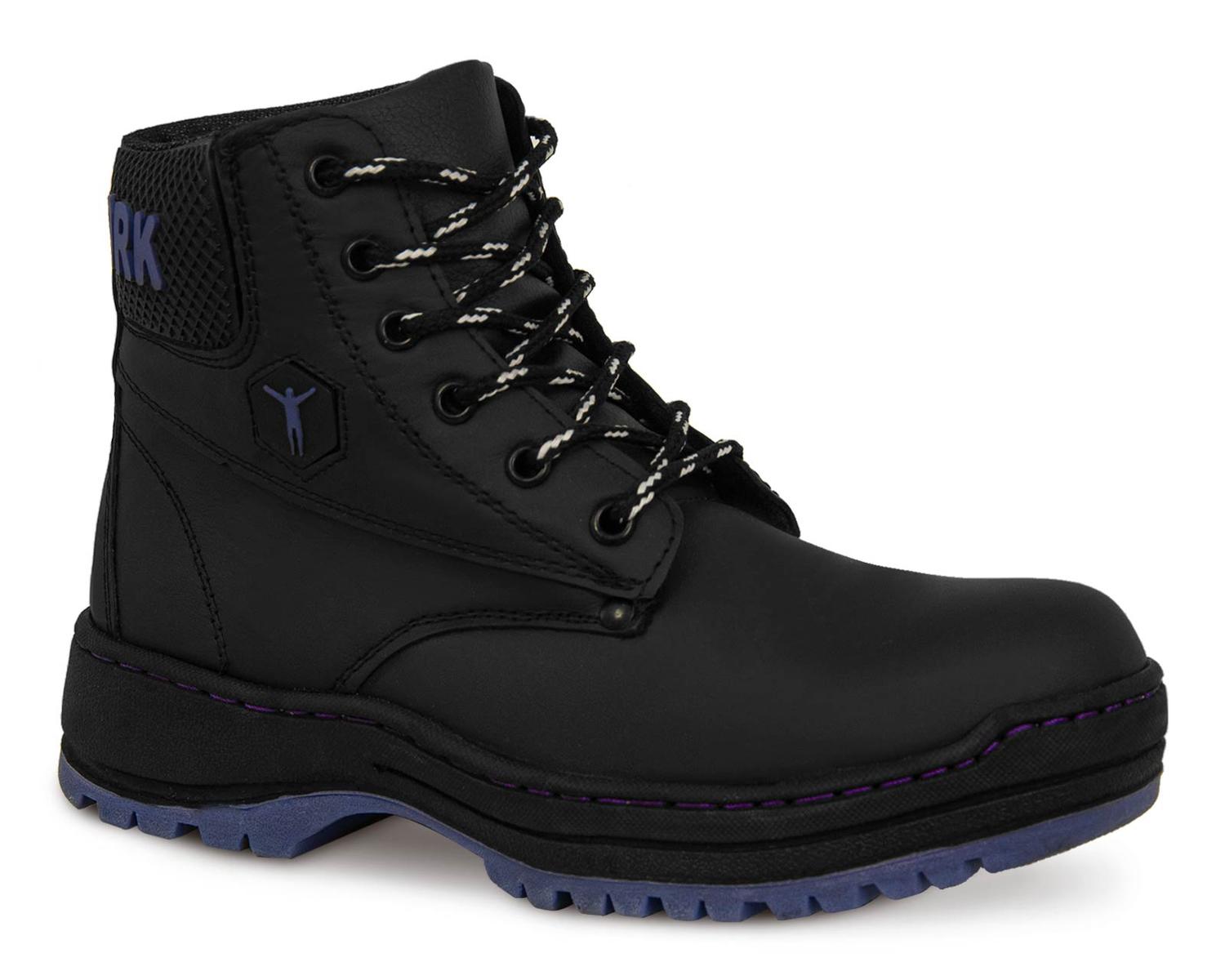 Bota Trabajo Mujer Casquillo Industrial Botines Morado PD344 — imagen 1