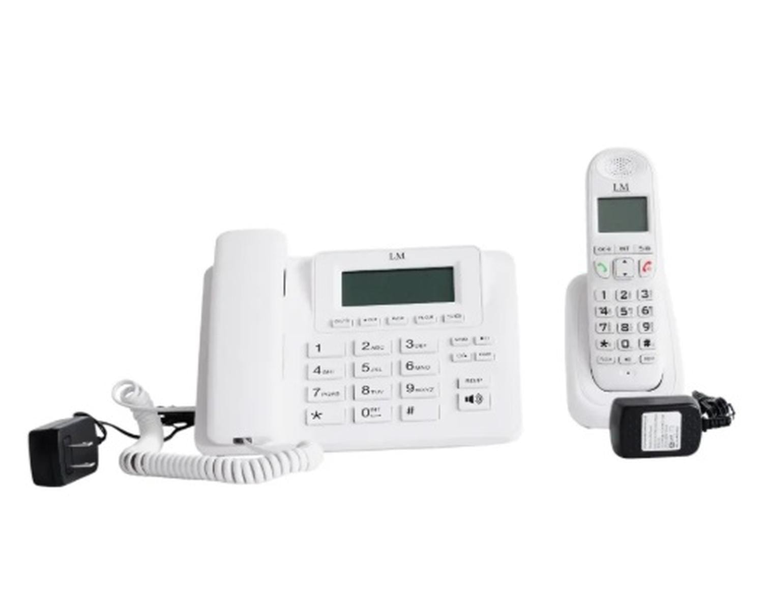 Teléfono Fijo Alámbrico LM LM1572 Set de 2 Piezas — imagen 3