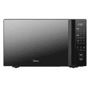 Microondas Midea 40L Manija Oculta Puerta Espejo Negro