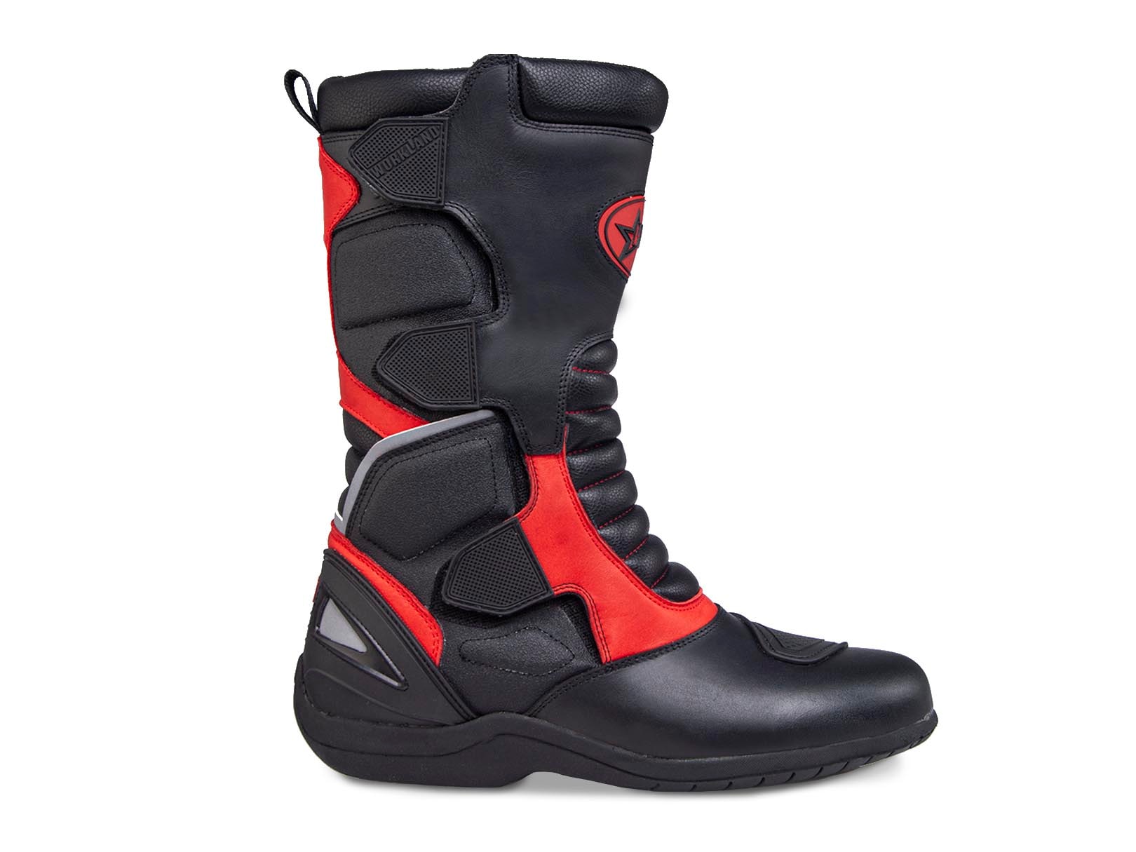 Botas Biker Hombre Doble proposito Moto Workland 009 Rojo — imagen 8