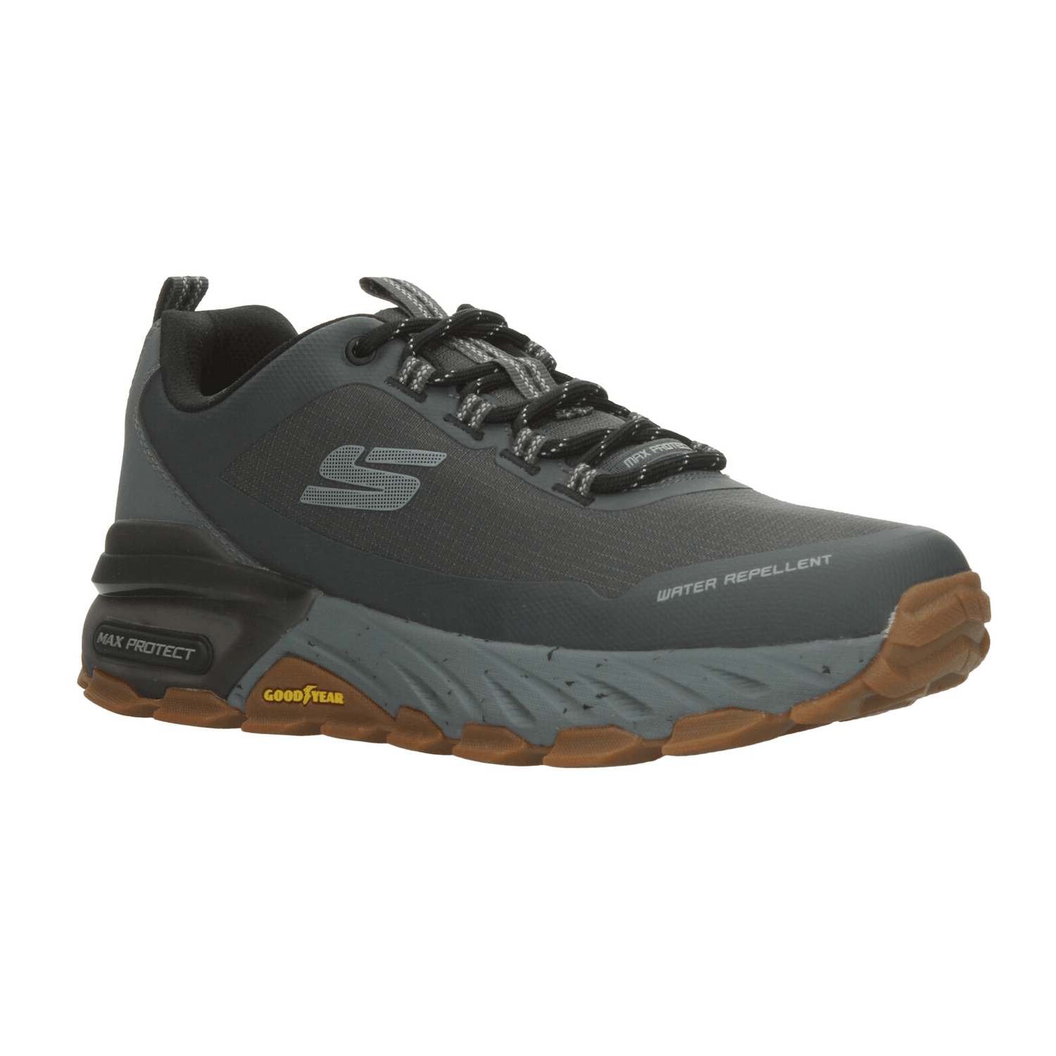 Tenis Hombre Skechers Max Protect Gris Senderismo Outdoor Caballero — imagen 3