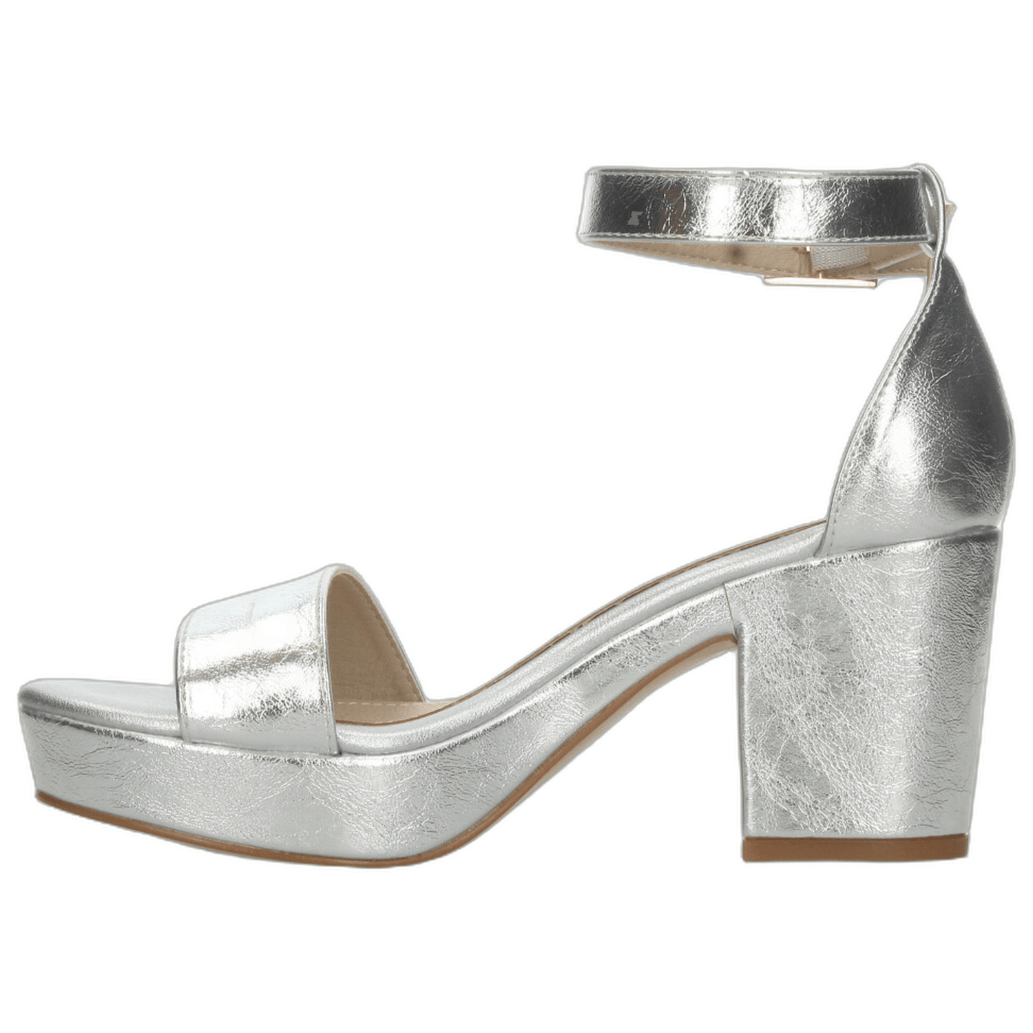 Sandalias Paulie Dama Fiesta Plateado Mujer — imagen 5