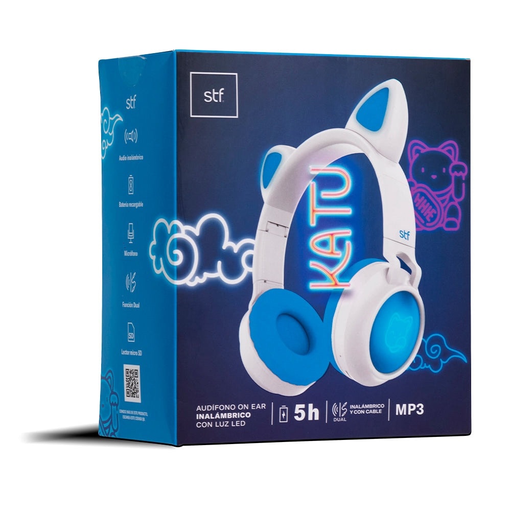Audífonos Inalámbricos On Ear Katu STF 5hrs Uso Blanco — imagen 12