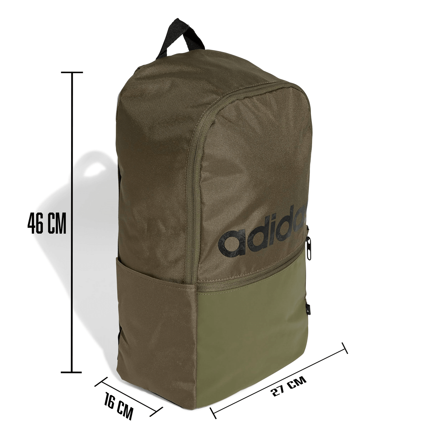 Mochila Hombre Adidas Classic Verde Escolar Portalaptop Caballero 22L — imagen 8