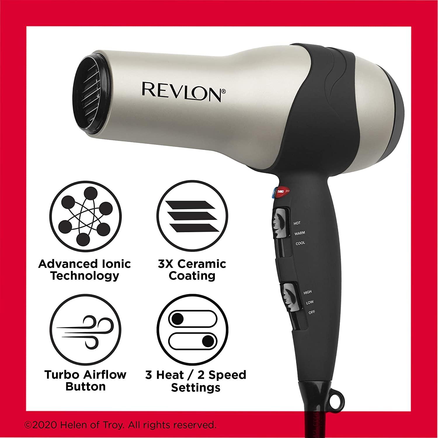SECADORA CABELLO REVLON RV473 VOLUMINIZADOR CERAMICA — imagen 3